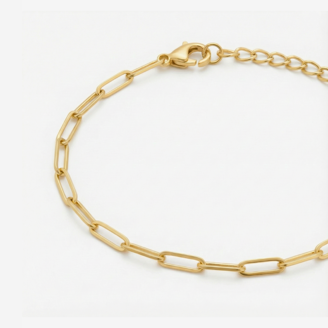 Lunara Paperclip Armband