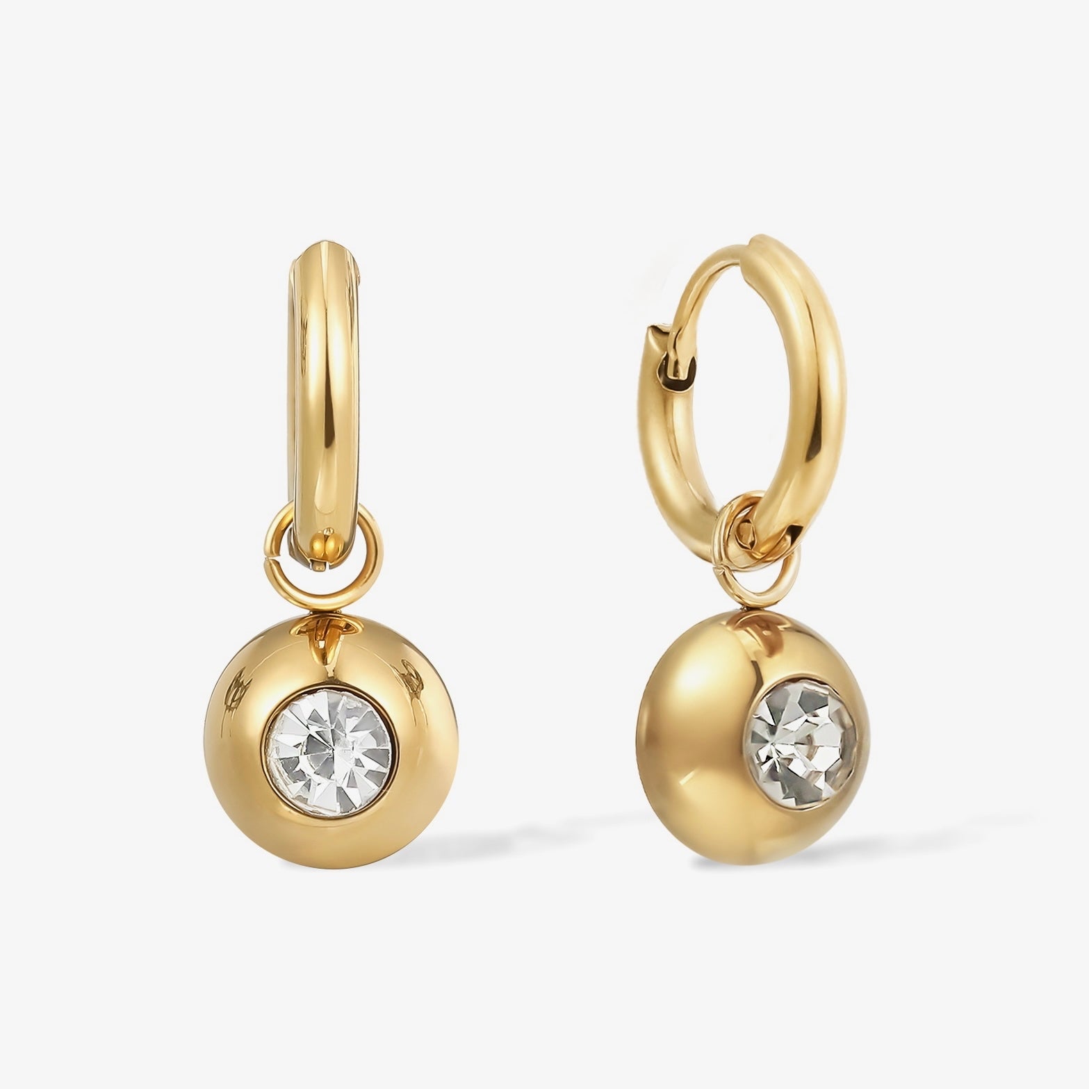 Round Brilliant Earrings