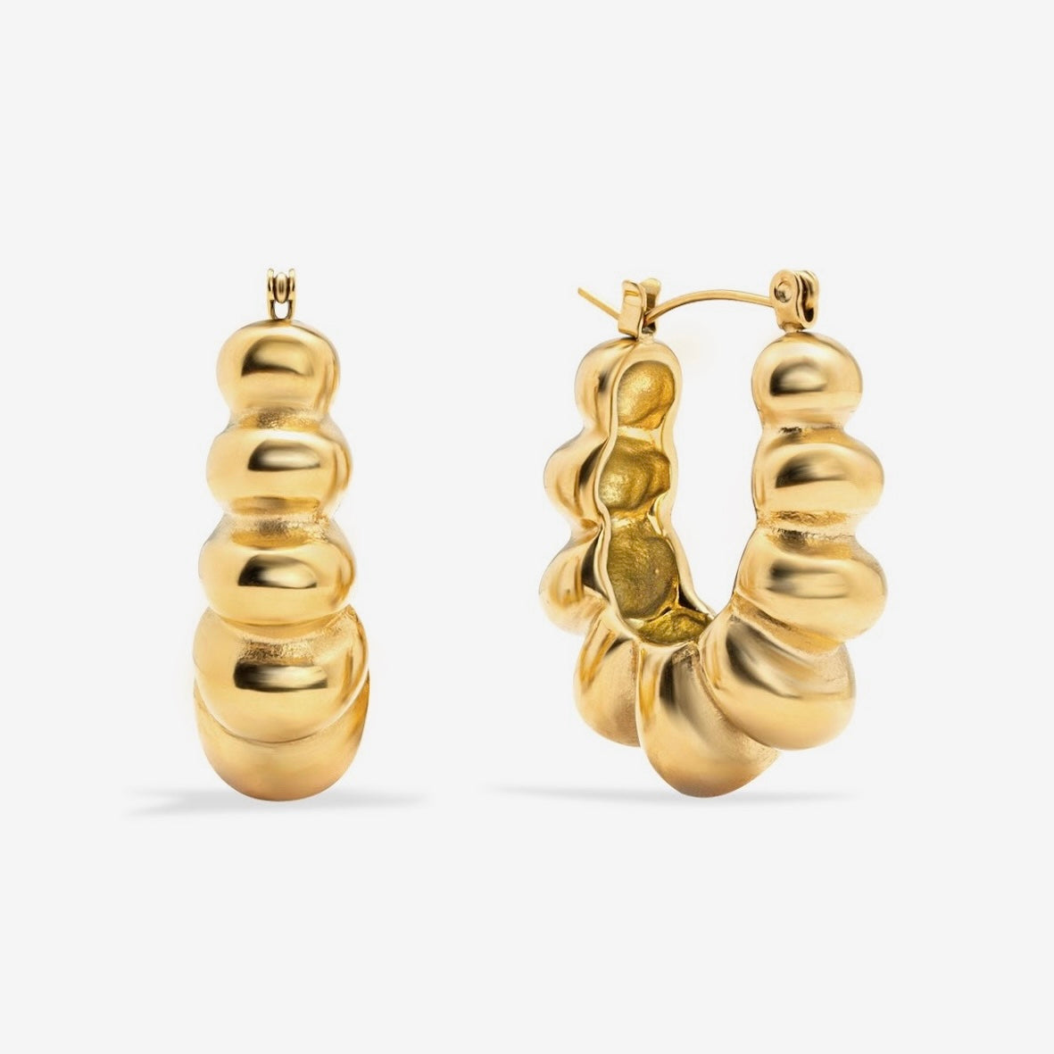 Curvy Hoops Orecchini