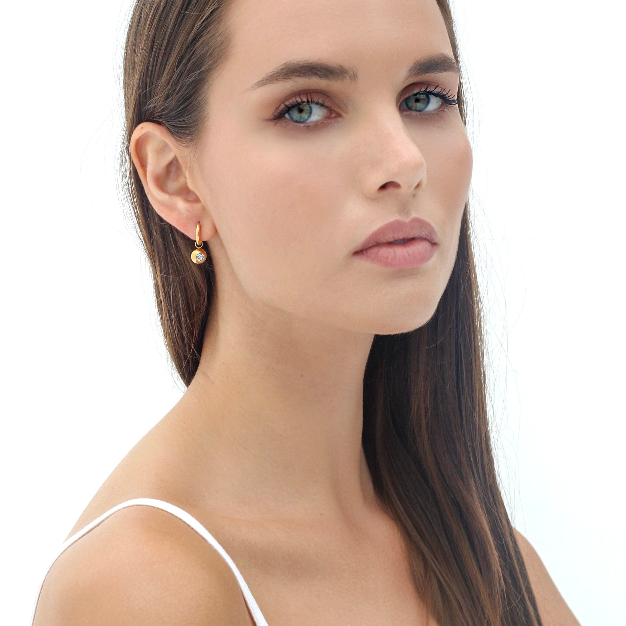 Round Brilliant Earrings