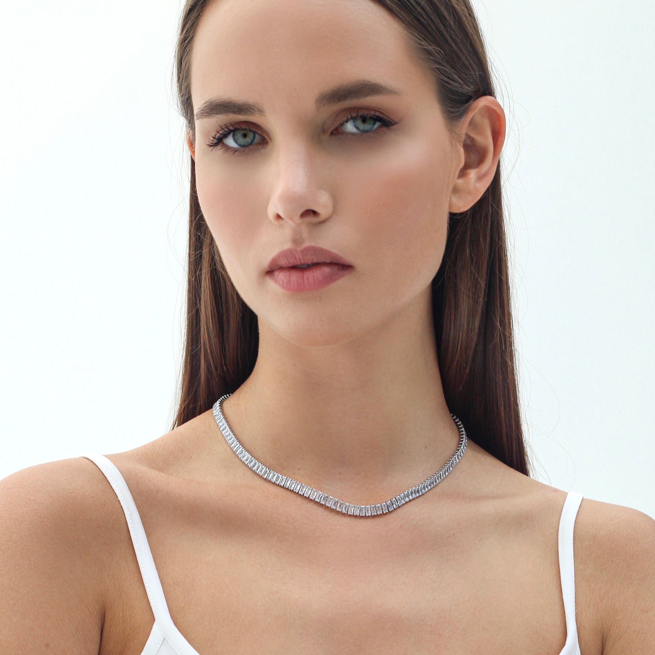 Baguette Necklace