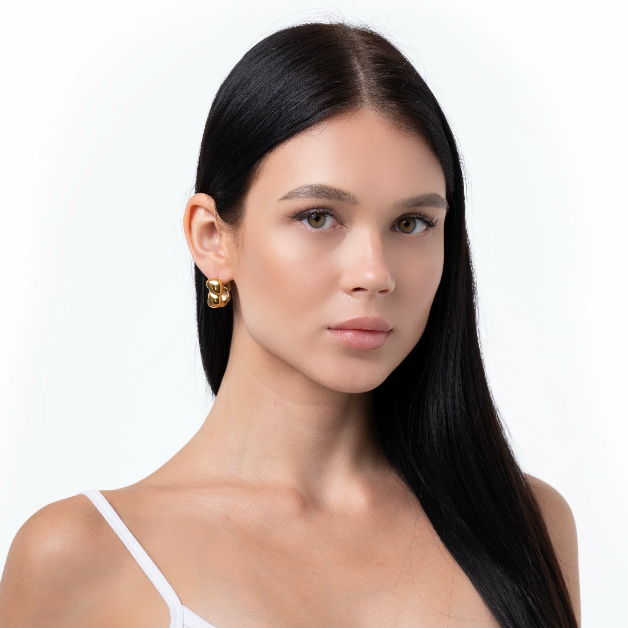 Wave Hoops Earrings