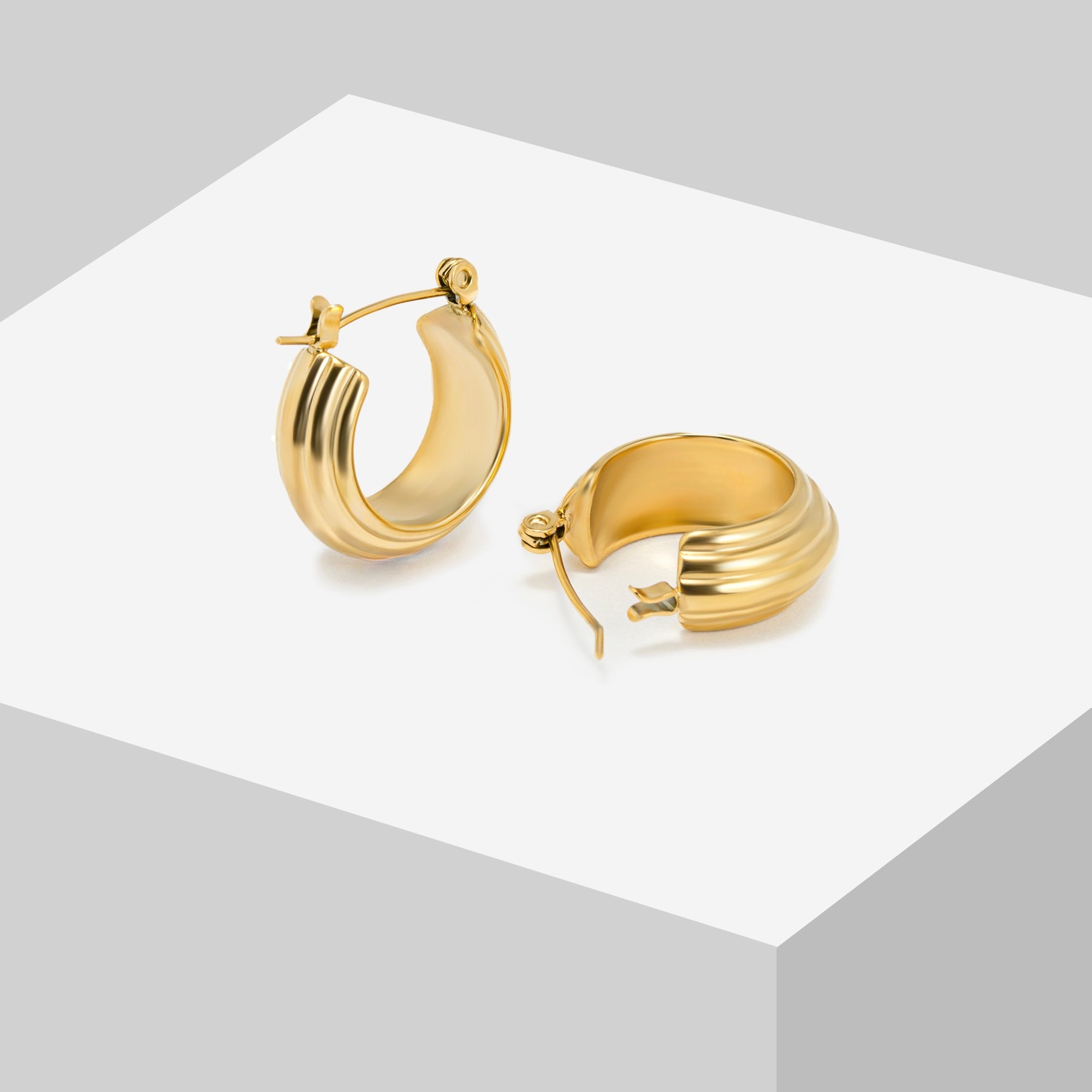 Cannes Hoops Earrings