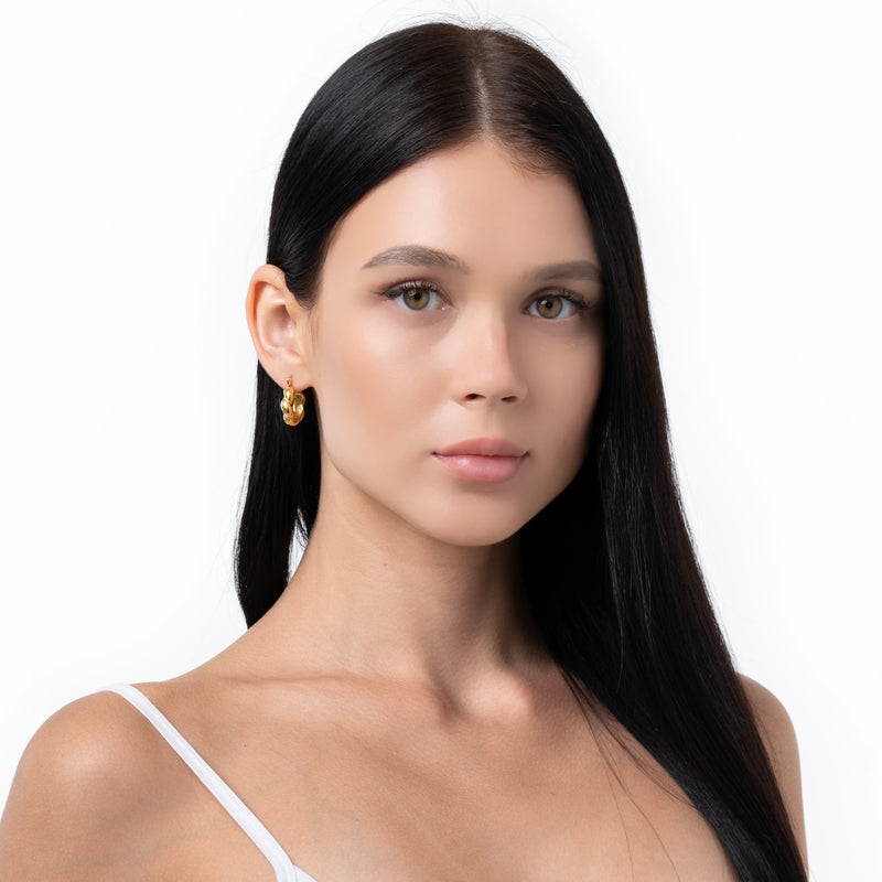 Scrunch Hoops Earrings