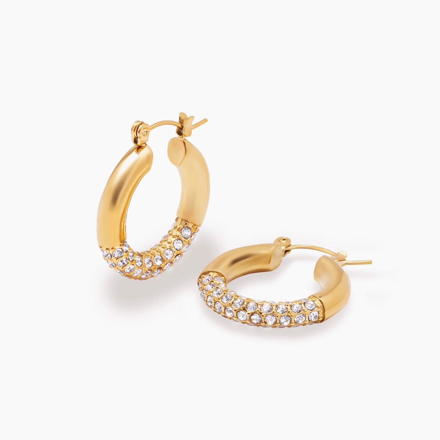 Glimmer Hoops Earrings