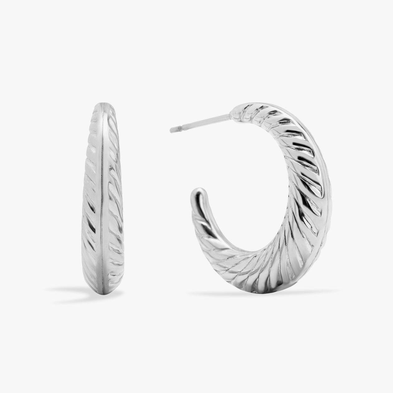 Moon Hoops Orecchini