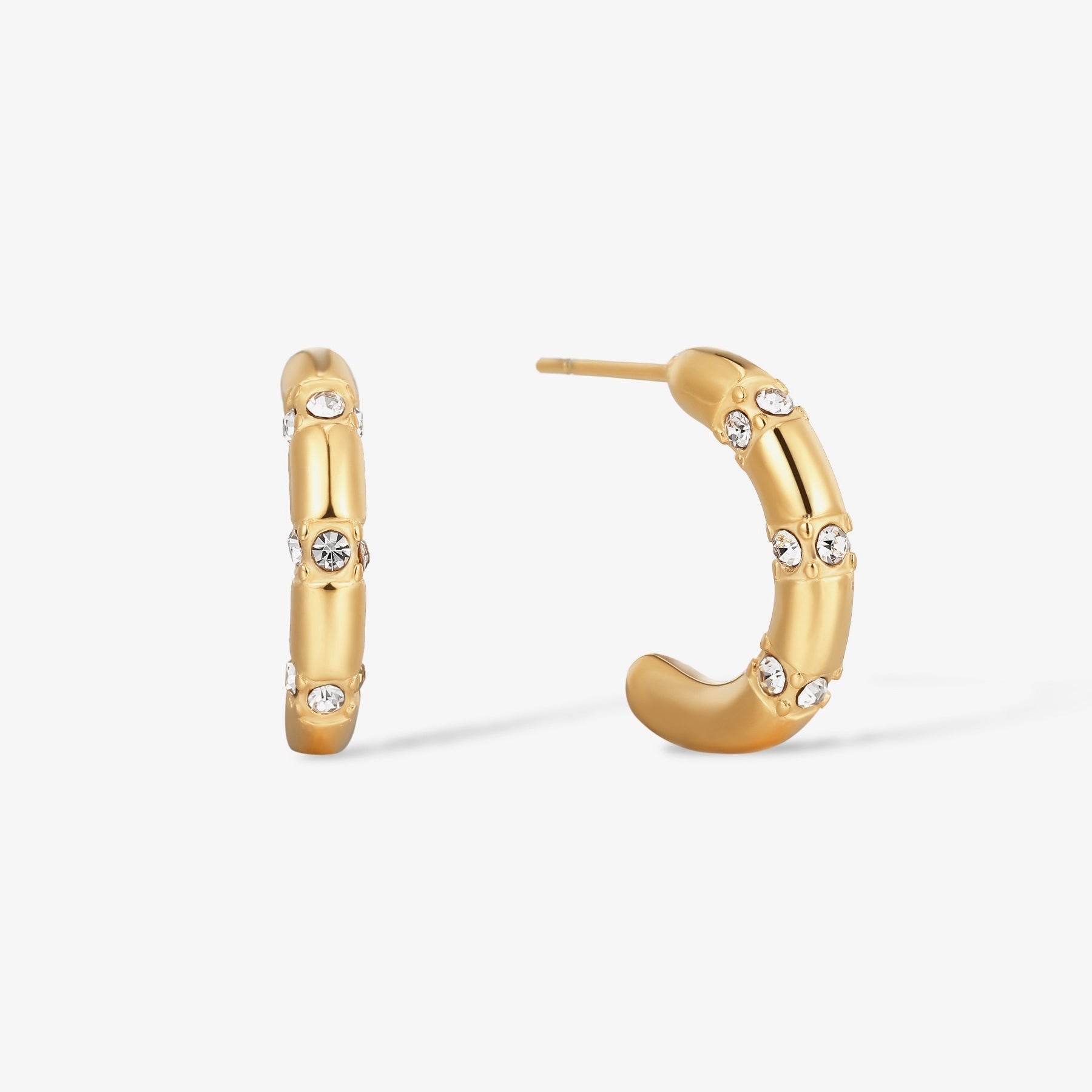 Stones Hoops Orecchini