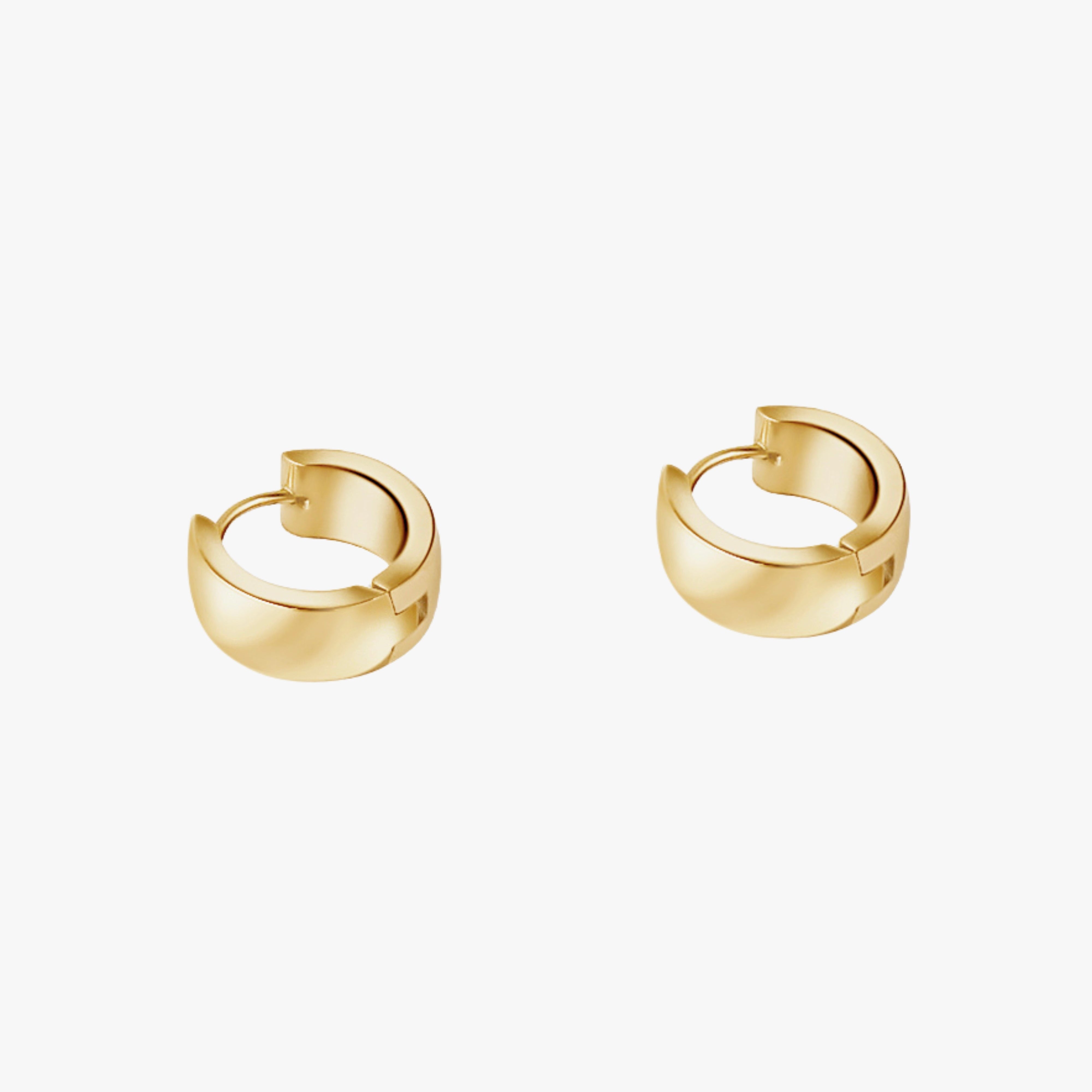 Bold Huggie Hoops Ohrringe