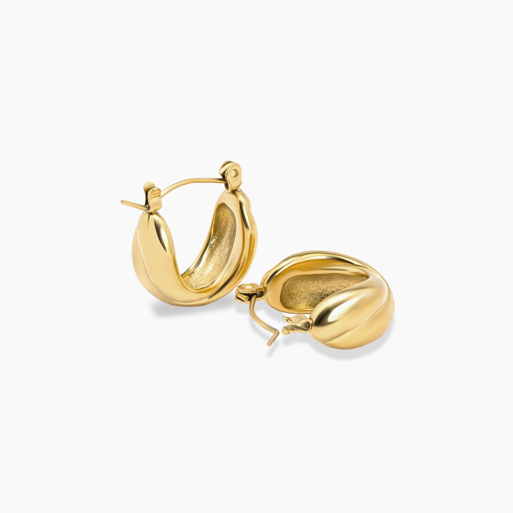 Double Hoops Orecchini