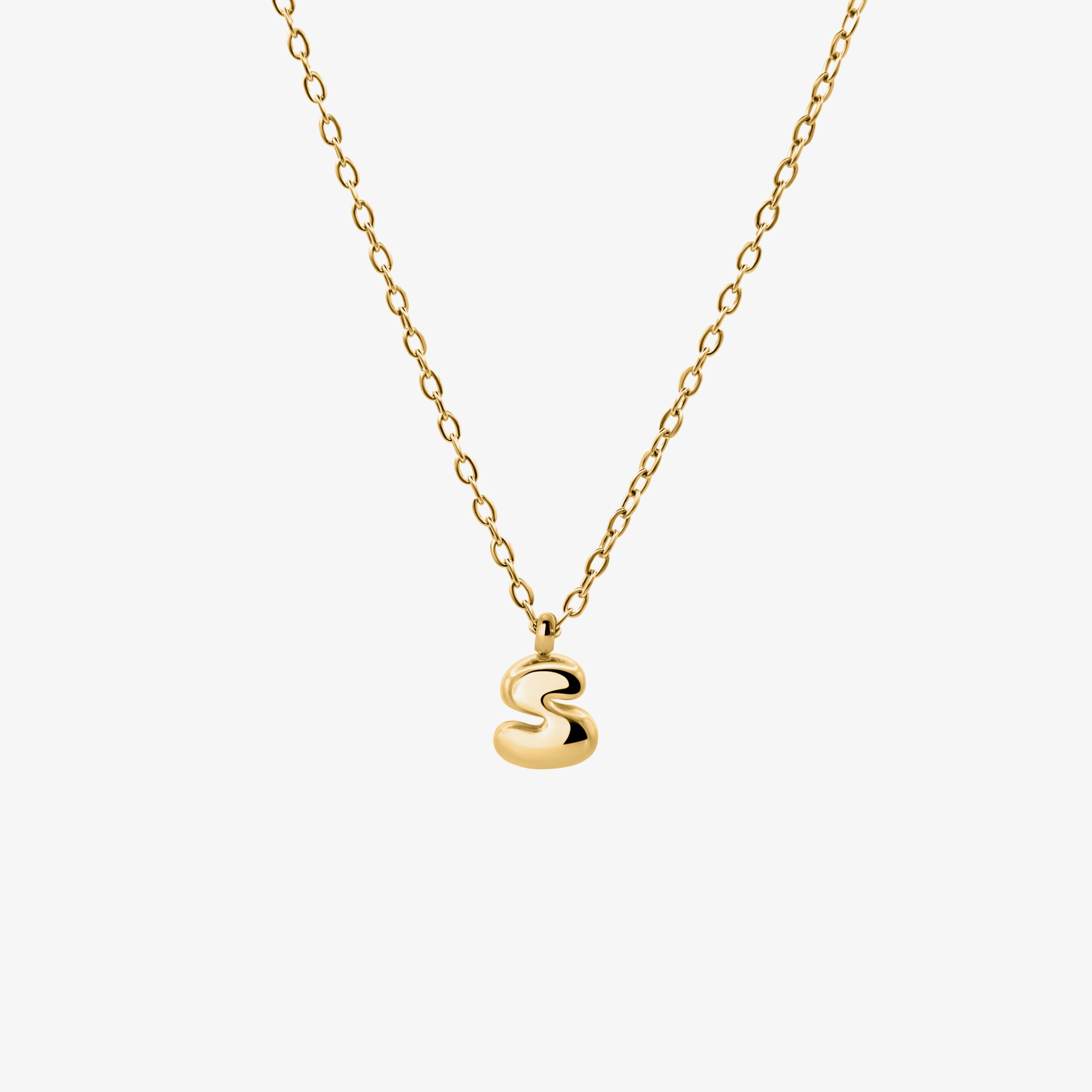 Bubble Letter Necklace