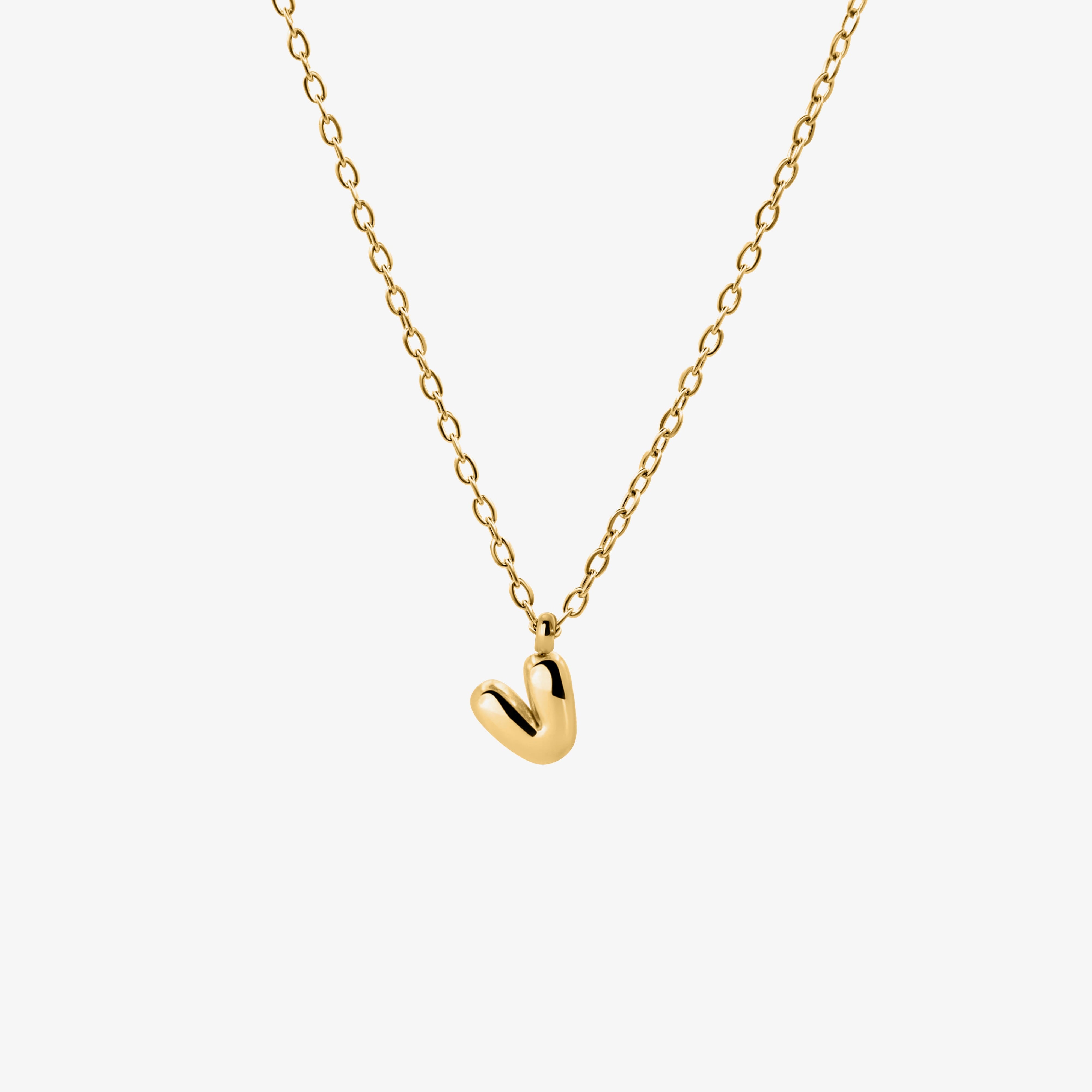 Bubble Letter Necklace