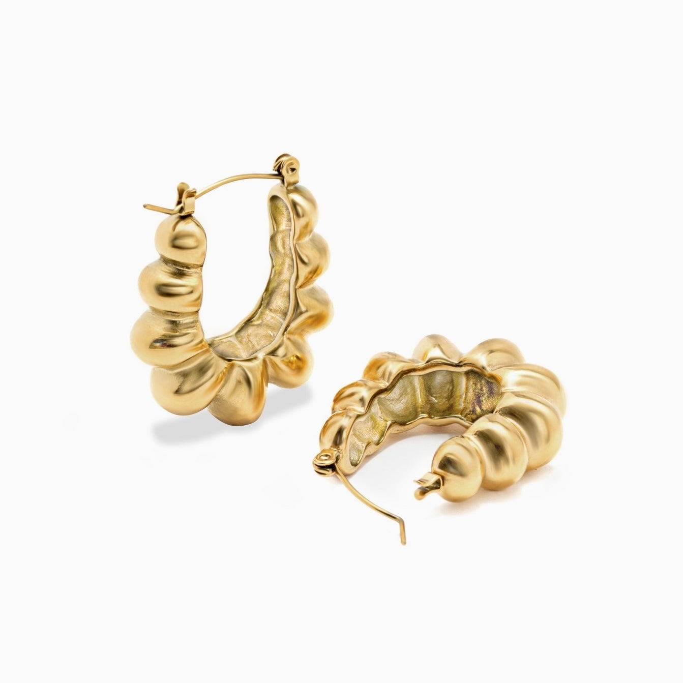 Curvy Hoops Boucles d'oreilles