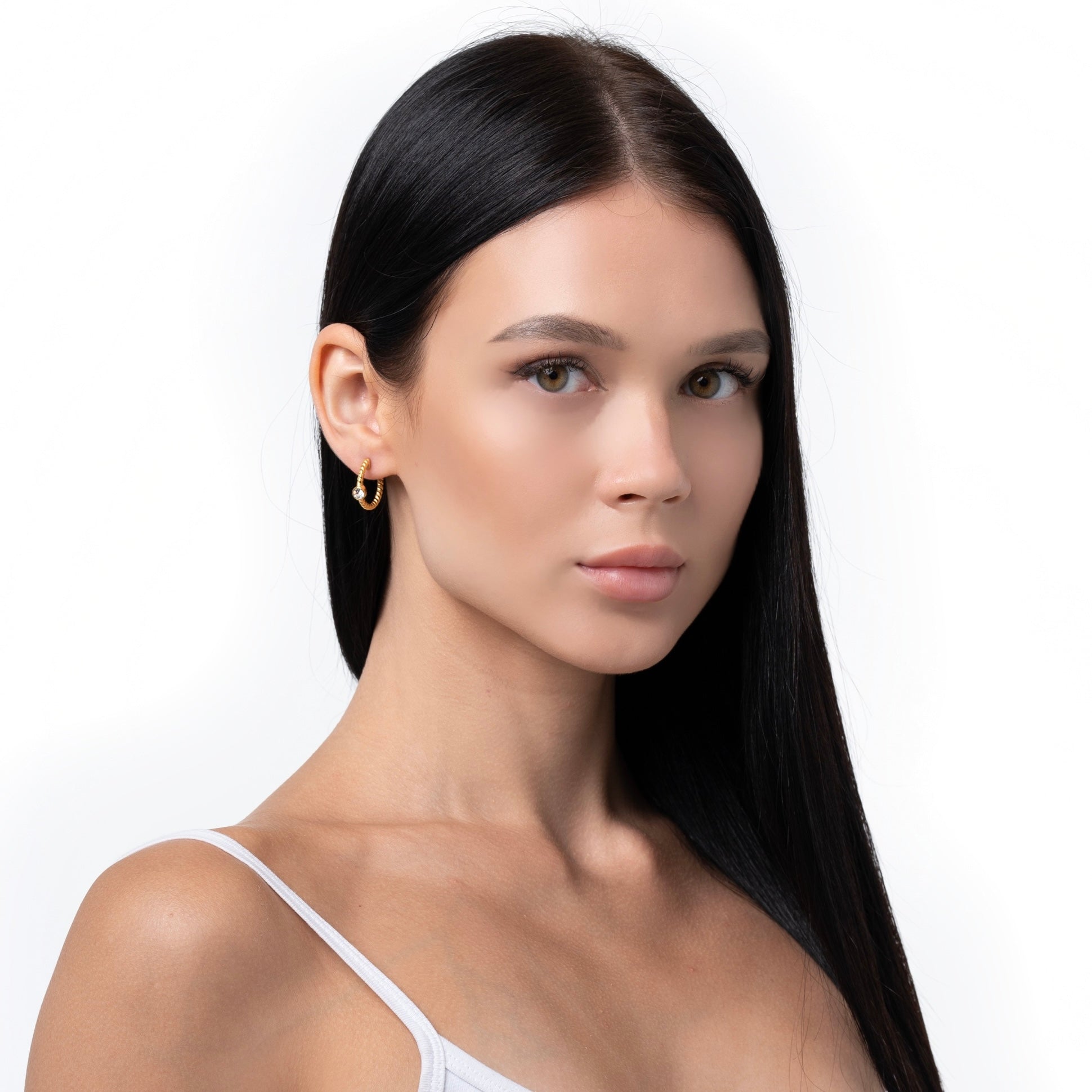 Strand Hoops Boucles d'oreilles