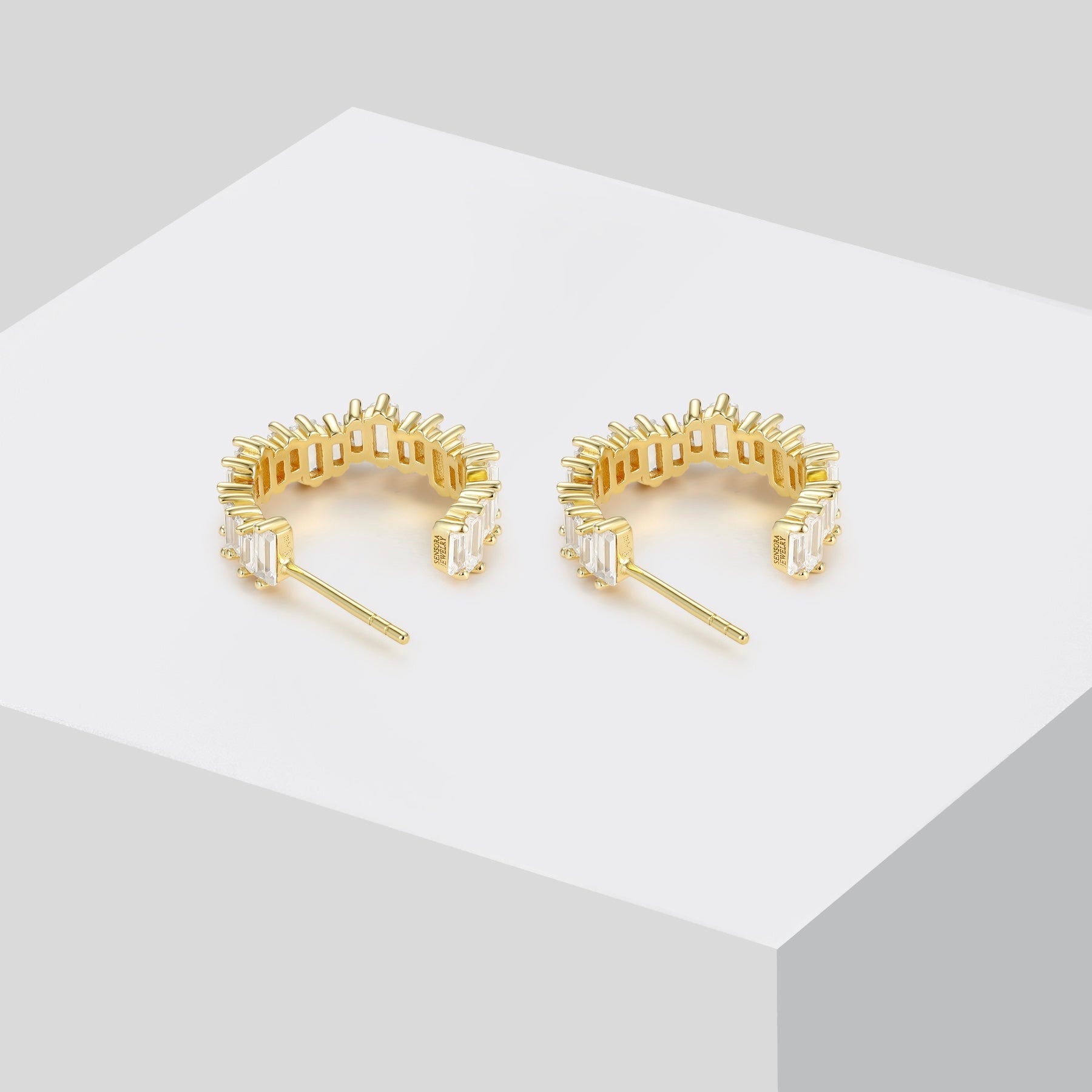 Baguette Earrings