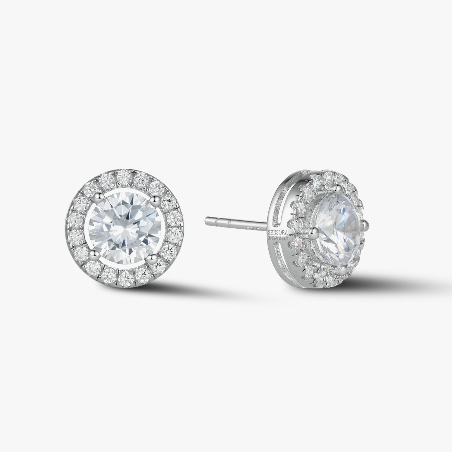 Boucles d'oreille en diamant